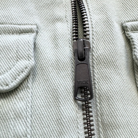 Colorful Planet Boys Zip Front Shacket Neutral Khaki Green Two Pocket M(… - Picture 3 of 16